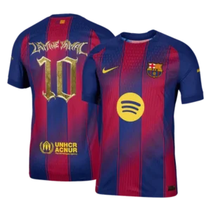 LAMINE YAMAL #10 Barcelona Home Authentic Jersey 2025/26 Kopa Trophy Edition